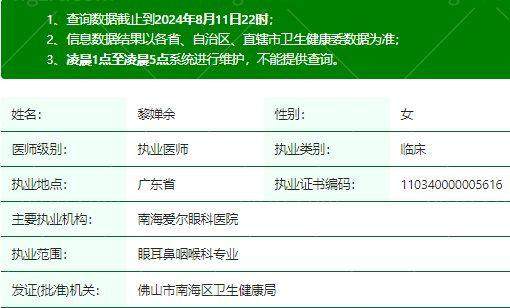 南海爱尔眼科医院地址电话营业时间