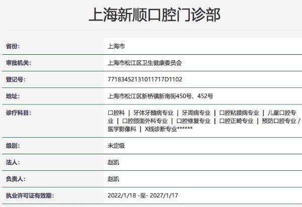 上海新顺口腔门诊部真人口碑评价怎么样？