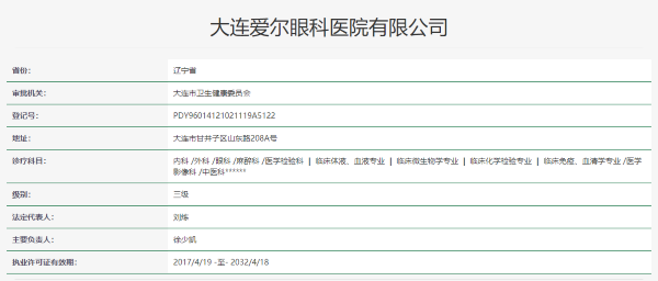 大连爱尔眼科医院真人口碑评价怎么样？