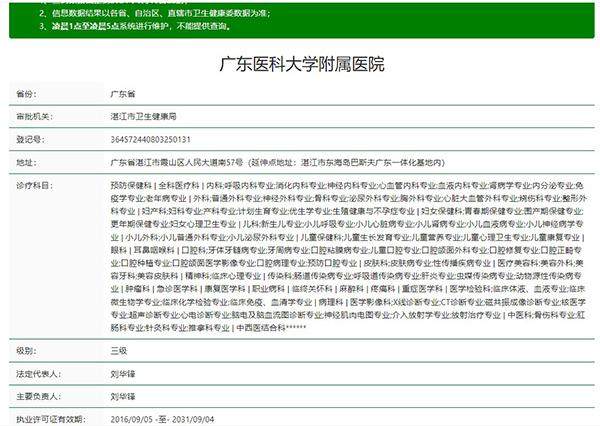 广东医 科 大学附属医院眼科是正规医院吗？