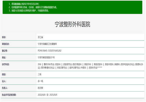 宁波整形外科医院